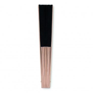 Logo trade promotional items picture of: Manual hand fan wood