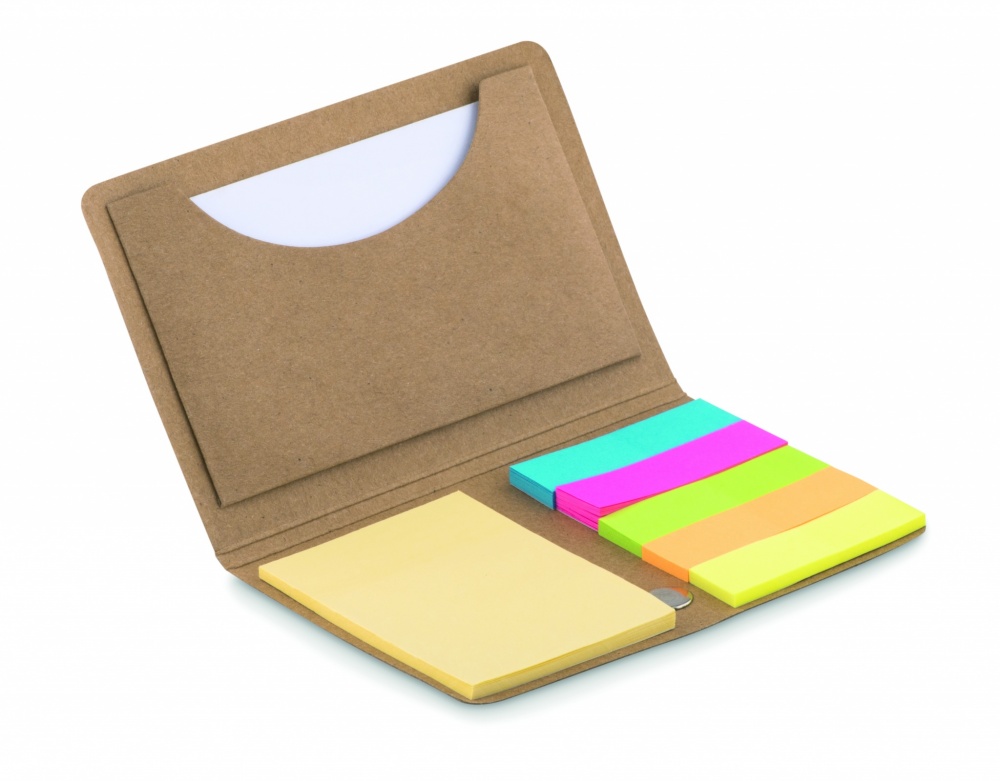 Logotrade promotional item image of: Card holder with memo set