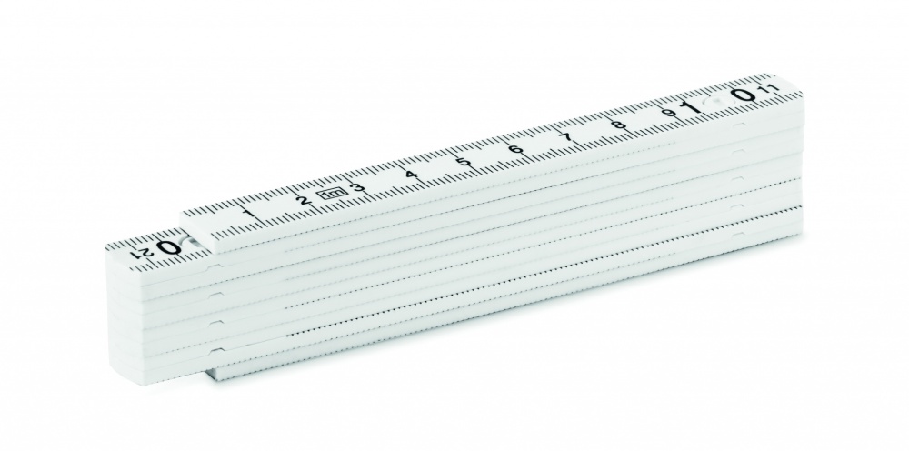 Logo trade advertising products image of: Folding ruler 1m