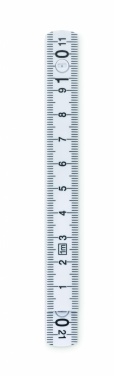 Logo trade promotional merchandise photo of: Folding ruler 1m