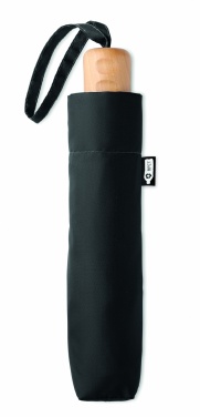 Logo trade promotional giveaways picture of: 21 inch RPET foldable umbrella