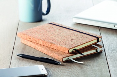 Logotrade advertising products photo of: A5 cork notebook 96 lined