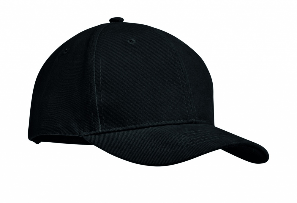 Logo trade promotional gift photo of: Brushed heavy cotton 6 panel Ba