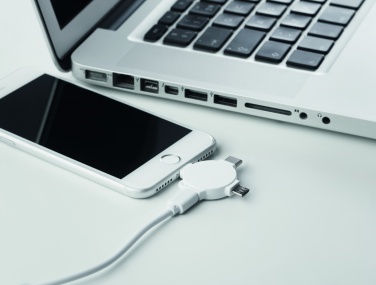 Logo trade promotional merchandise image of: 3 in 1 cable adapter