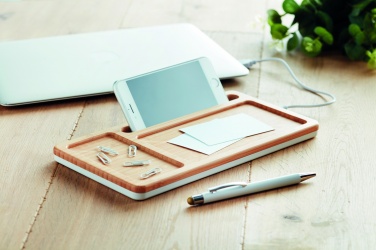 Logo trade promotional gifts image of: Wireless charging pad 5W MALABAR