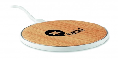 Logotrade corporate gift image of: Wireless charger round 5W TISPAD