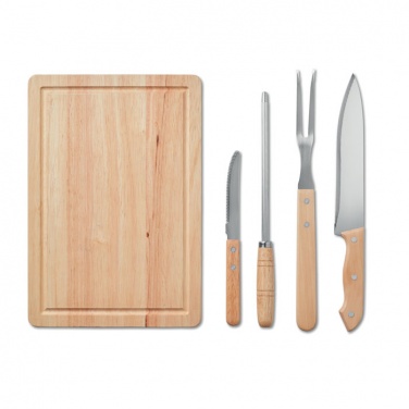 Logotrade promotional product image of: Set of 4 BBQ Grilling accessori