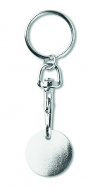 Logo trade promotional items image of: Key ring token (€uro token)