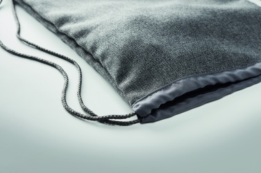 Logo trade promotional products picture of: 1200D heathered drawstring bag