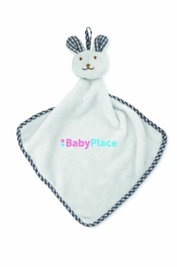 Logo trade business gifts image of: Plush rabbit design baby towel
