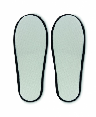 Logo trade promotional merchandise image of: Pair of slippers in pouch