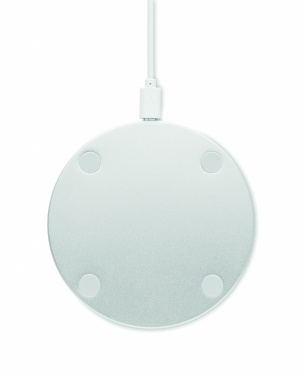 Logotrade corporate gift image of: Bamboo wireless charger 10W DESPAD