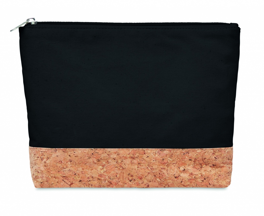 Logotrade promotional giveaway image of: Cork & cotton cosmetic bag