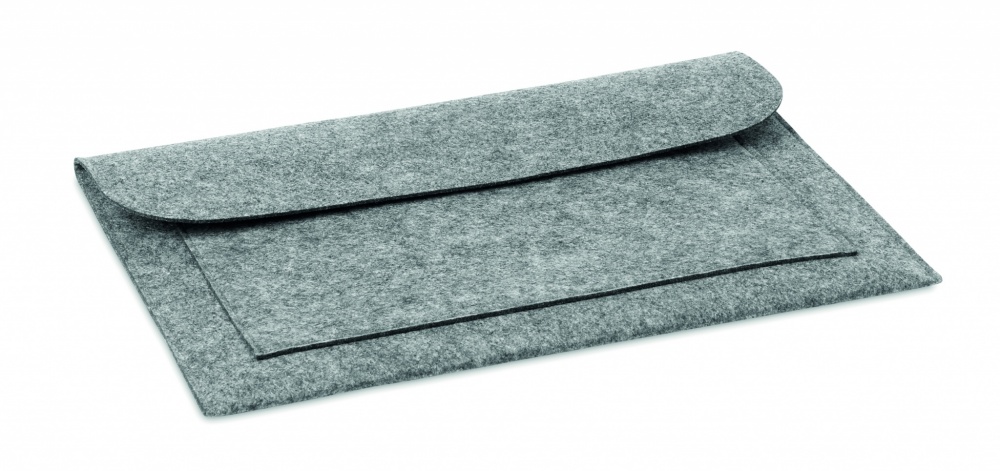 Logotrade promotional item image of: 15 inch Felt laptop pouch