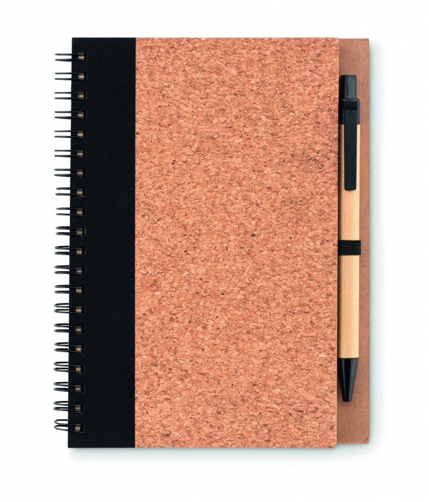 Logotrade advertising product picture of: Cork notebook with pen