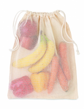 Logo trade promotional merchandise image of: 140gr/m²cotton food bag