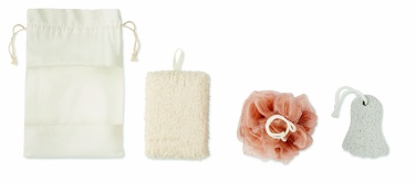 Logotrade promotional giveaway picture of: Bath set in cotton pouch