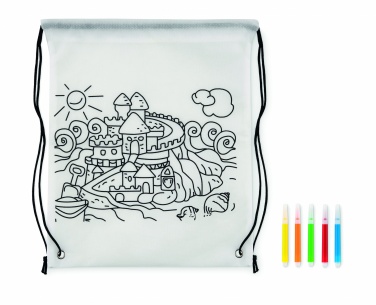 Logotrade promotional product image of: Non woven kids bag with pens