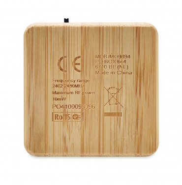 Logotrade business gift image of: Bamboo wireless speaker