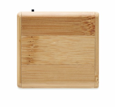 Logotrade promotional merchandise image of: Bamboo wireless speaker