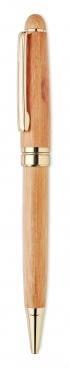 Logotrade promotional gift image of: Bamboo twist-action ballpoint pen in a box