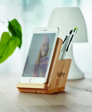 Logotrade promotional products photo of: Wireless charger pen holder 5W BAICOI