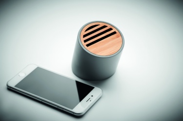Logo trade promotional merchandise image of: Wireless speaker limestone