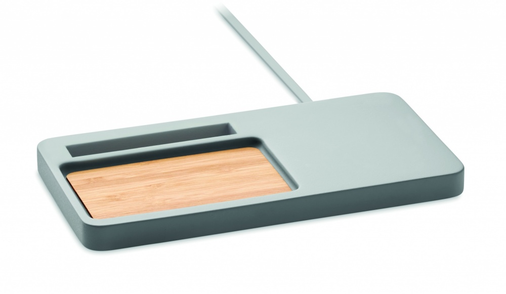 Logo trade promotional items image of: Wireless charging organizer10W