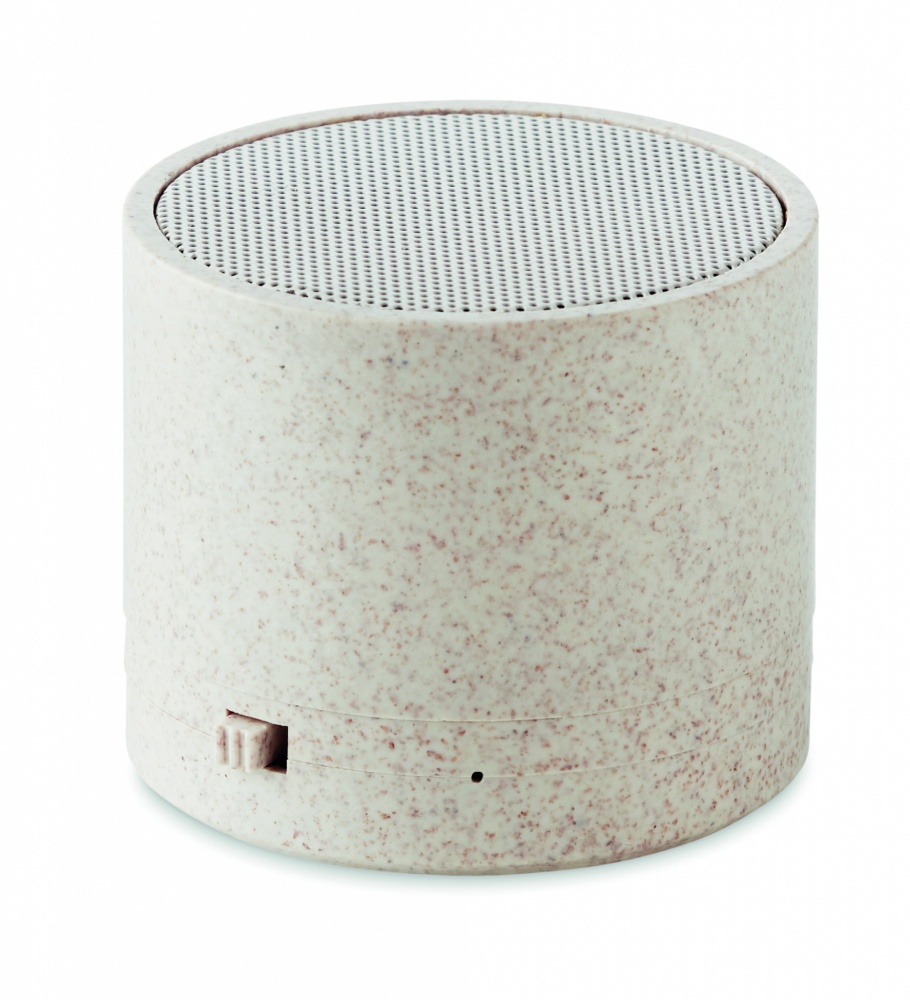 Logotrade promotional gift image of: 3W speaker in wheat straw/ABS