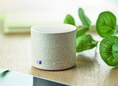 Logotrade promotional gifts photo of: 3W speaker in wheat straw/ABS