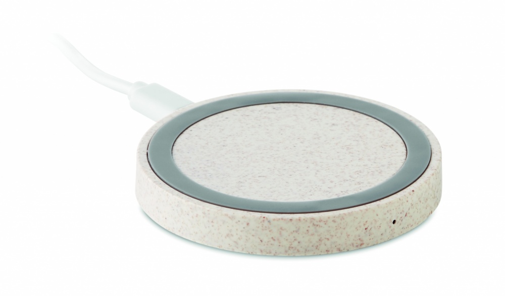 Logo trade promotional merchandise image of: Wheat straw/ABS charger 5W