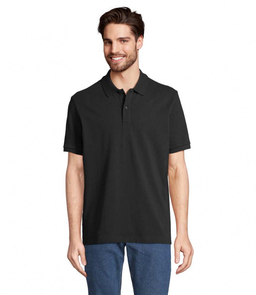 Logo trade promotional gifts picture of: PEGASE Polo Organic 210g