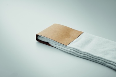 Logo trade corporate gifts image of: Pair of socks in gift box L