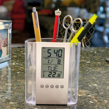 Logotrade business gift image of: Acrylic desk pen holder MADRID