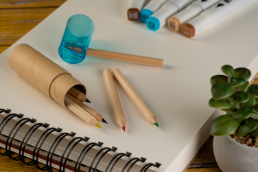 Logo trade promotional gifts picture of: Wooden crayons BECKY