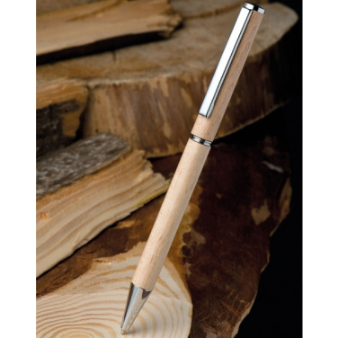 Logotrade promotional merchandise photo of: Wooden ballpen HEYWOOD