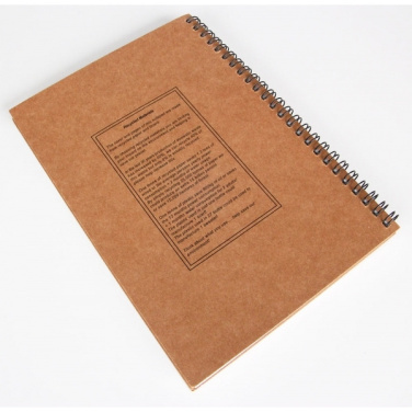Logo trade promotional items image of: A5 ECO Notepad KENTWOOD