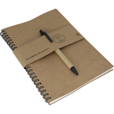 Logo trade corporate gift photo of: A5 ECO Notepad KENTWOOD