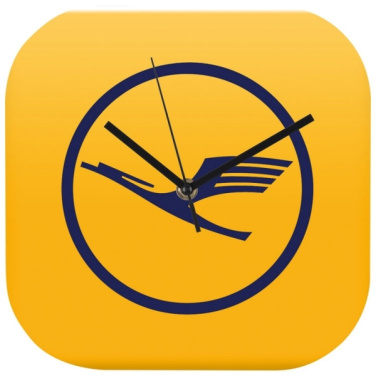 Logo trade promotional merchandise picture of: Wall clock with all over clock face BEL AIR