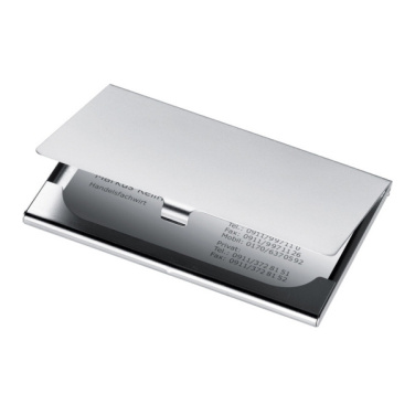 Logotrade advertising product image of: Metal business card holder CORNWALL