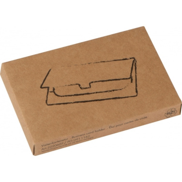 Logotrade corporate gifts photo of: Metal business card holder CORNWALL