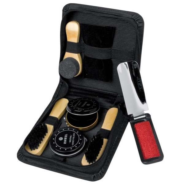 Logo trade promotional product photo of: Shoe polish set CANNES