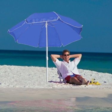 Logo trade corporate gifts image of: Beach umbrella FORT LAUDERDALE