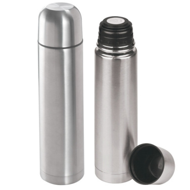 Logotrade promotional products photo of: Stainless steel isolating flask VIRGINIA BEACH 100 ml