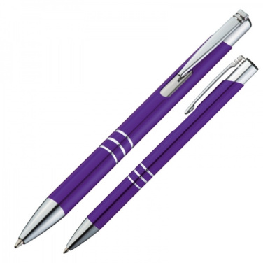 Logotrade promotional item picture of: Metal ballpen ASCOT