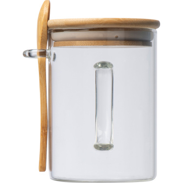 Logo trade promotional gift photo of: Glass mug JACKSON 420 ml