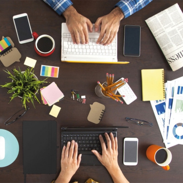 Logotrade promotional giveaway image of: A5 note book KIEL