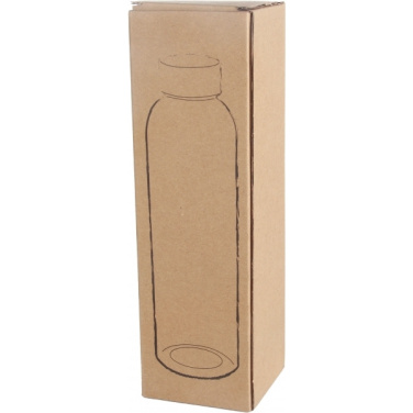 Logo trade promotional giveaways image of: Glass bottle INDIANOPOLIS 550 ml