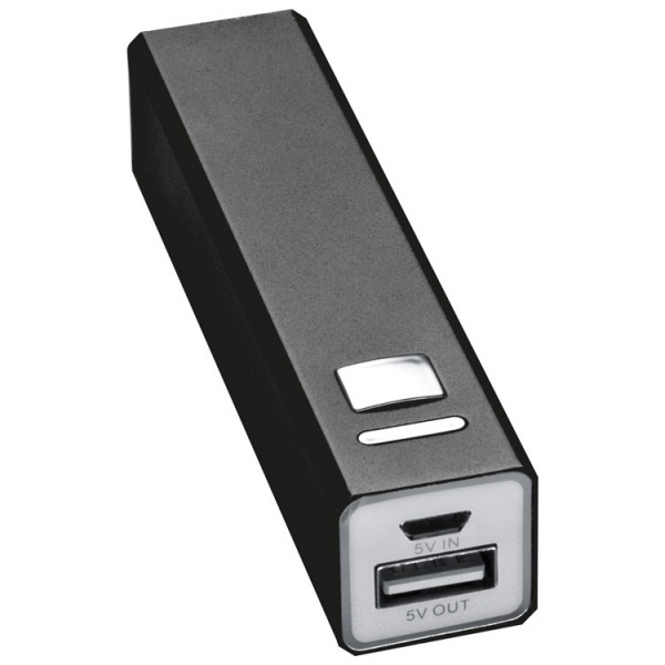 Logotrade advertising product image of: Metal power bank PORT HOPE 2200mAh