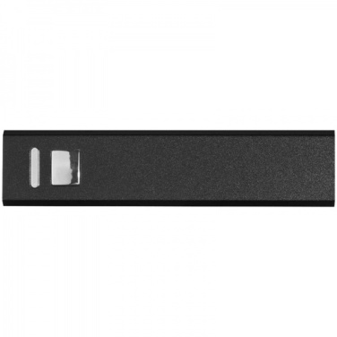 Logo trade promotional giveaways image of: Metal power bank PORT HOPE 2200mAh